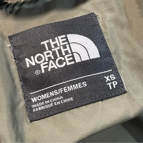 The North Face Hey Mama Parkina Coat Water Repellent 550 Filled Olive Color XS - Picture 5 of 16